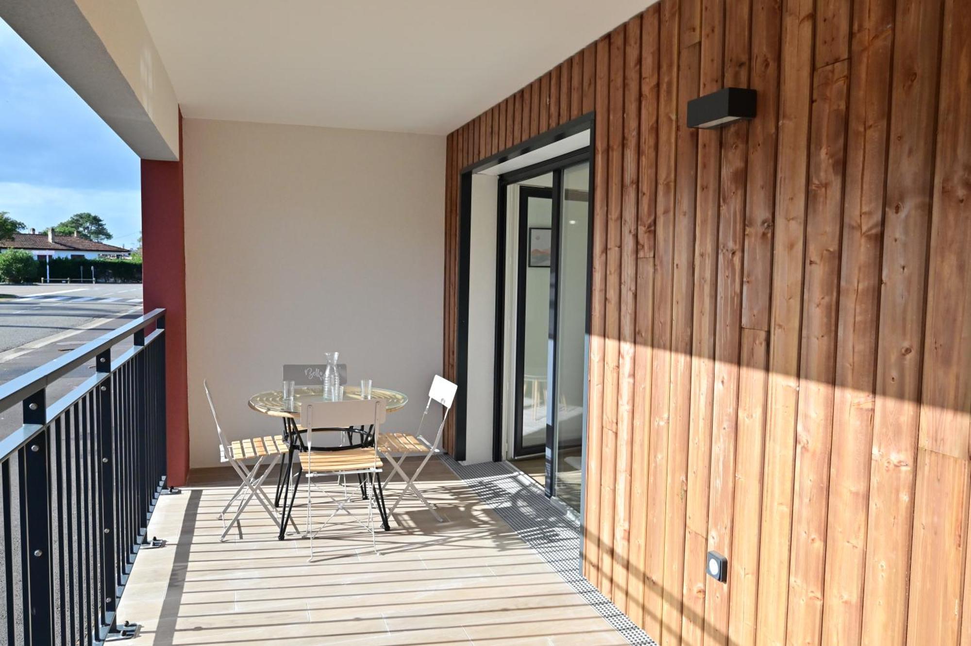 比斯卡罗斯Biscawai Chaleureux Et Cosy Avec Terrasse公寓 外观 照片