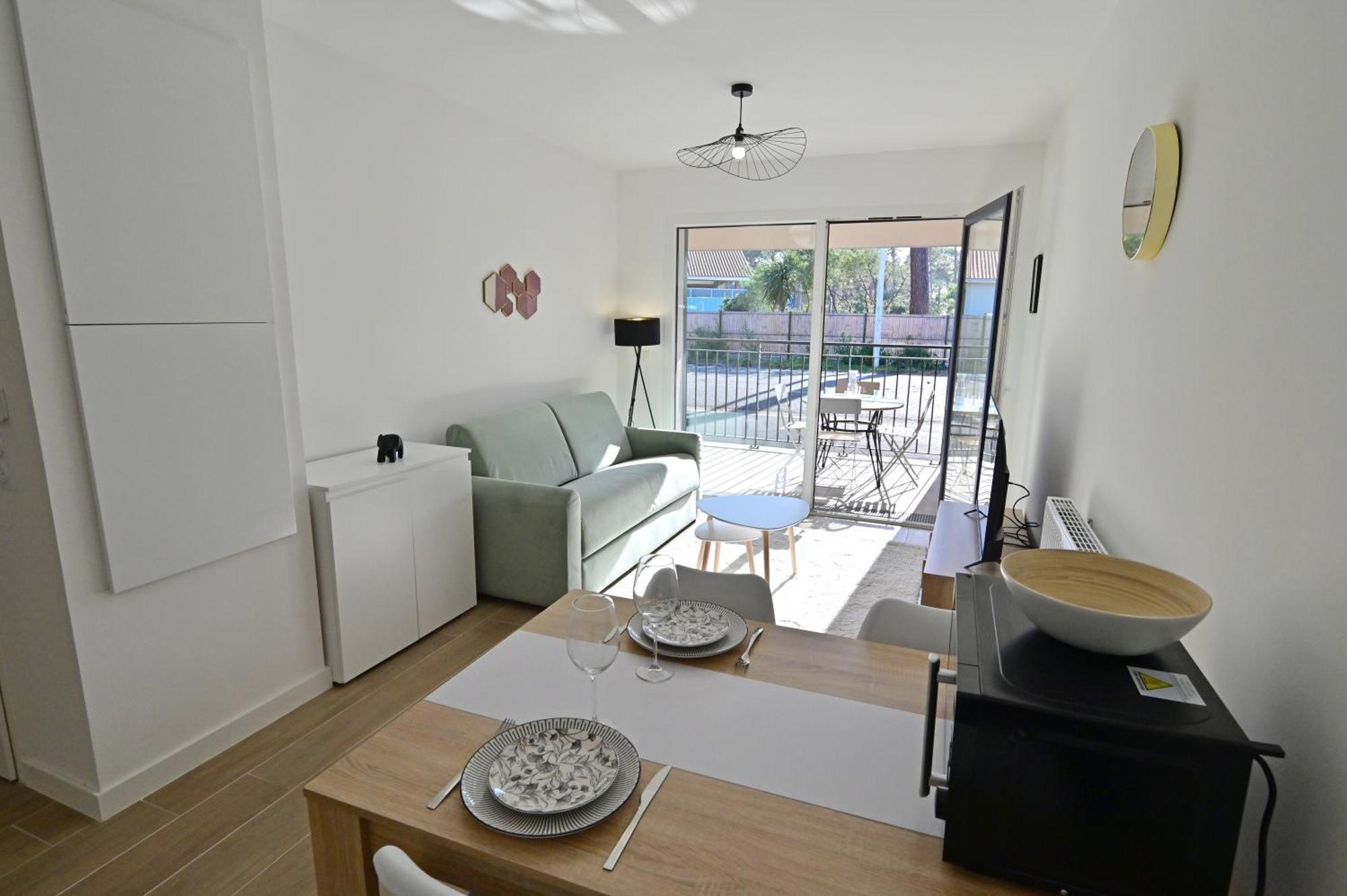 比斯卡罗斯Biscawai Chaleureux Et Cosy Avec Terrasse公寓 外观 照片